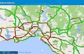 İstanbul’da trafik yoğunluğu devam ediyor