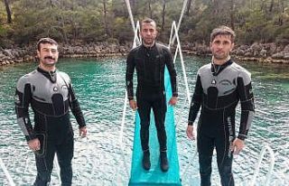 İtfaiyenin balıkadamlarına sıkı eğitim