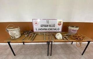 İzinsiz kazı yapan şahıslar yakalandı