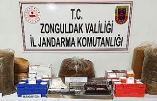 Jandarmadan kaçak tütün operasyonu