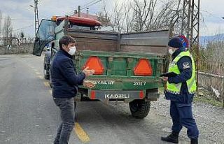 Jandarmadan tarımsal zirai araç ve traktör denetimi