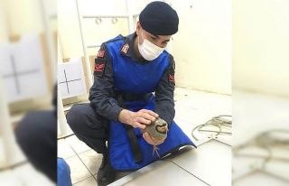 Jandarmanın önüne düşen yaralı keklik tedavi...
