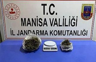 Jandarmayı görüp kaçmaya çalıştı kısa sürede...