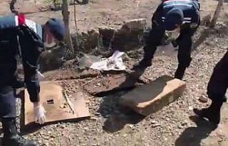 JASAT, çalınan malzemeleri sığınakta ele geçirdi