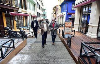 Kafeler  Sokağı esnafının yüzü gülüyor