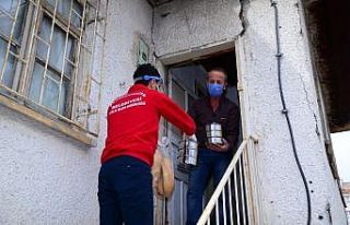 Kahramankazan’da ihtiyaç sahibi ve evinden çıkamayan...