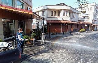 Kahramanmaraş’ta dezenfeksiyon çalışmaları