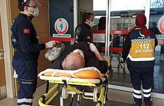 Kamyonetin kasa kapağının çarptığı yaşlı...