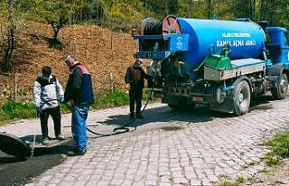 Kanalizasyon hatlarındaki sorunlar çözüldü