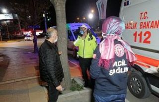 Karantinadaki sürücü servis şoförlüğü yaparken...