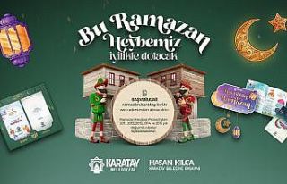 Karatay Belediyesinden çocuklara özel Ramazan heybesi