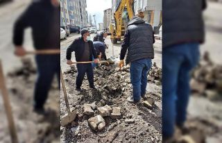 Kars’ta yol bakım onarım çalışmaları