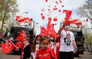 Kartal’da ’23 Nisan’ coşkuyla kutlandı