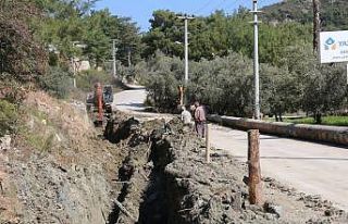 Kaş’ta 80 km’lik ana hatta bakım