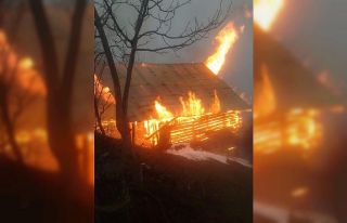Kastamonu’da çıkan yangında samanlık küle döndü
