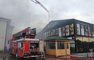 Kastamonu’da yapı malzemesi fabrikasında yangın