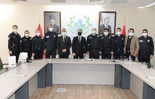 Kayapınar Kaymakamı Koç polislerle bir araya geldi