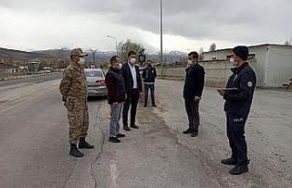 Kaymakam Arslantürk, yol emniyet ve kontrol noktaların...