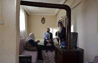 Kaymakam Çelik, hane ziyaretlerine devam ediyor