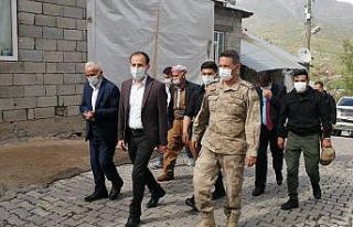Kaymakam Güven’den şehit ailelerine ziyaret