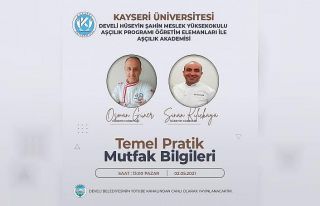 KAYÜ Aşçılık Akademisi, Develili ev hanımlarına...