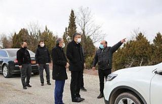 Kazaları önlemek amacıyla yolda güzergah değişikliğine...