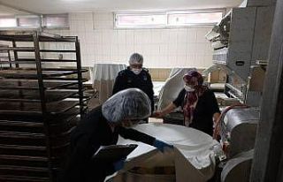 Kemer’deki fırınlar denetlendi