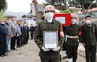 Kıbrıs Gazisi askeri törenle ebediyete uğurlandı