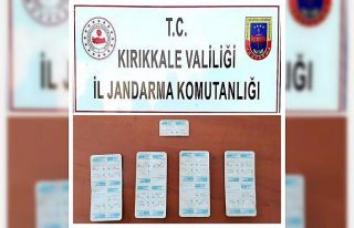 Kırıkkale’de 30 adet uyuşturucu hap ele geçirildi