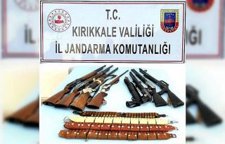 Kırıkkale’de kaçak silah operasyonu