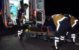 Kırıkkale’de kamyon ile kamyonet çarpıştı:...