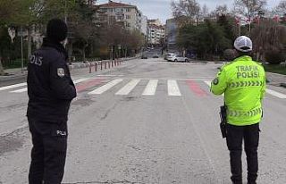 Kırklareli’nde 58 saatlik kısıtlamada polis ekipleri...