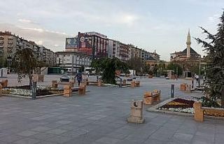 Kırşehir tam kapanmanın başlamasıyla sessizliğe...