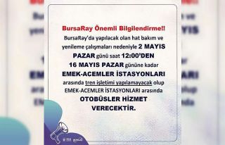 Kısıtlamada Bursaray seferlerine düzenleme geliyor