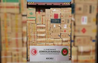 Kocaeli’de limanda 15 milyon liralık kaçak eşya...