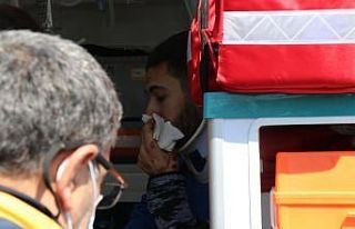 Kontrolden çıkan otomobil uçtuğu tarlada ağaca...