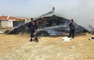 Konya’da 3 bin 500 balya saman yandı