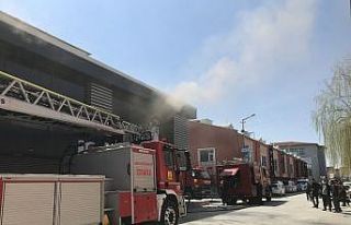 Konya’da ayakkabı imalathanesinde yangın