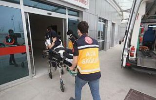 Konya’da bıçaklanan genç hastanelik oldu