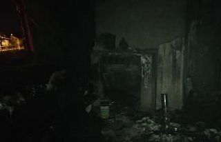 Konya’da çatı yangını