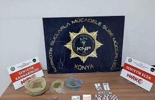 Konya’da uyuşturucu operasyonları: 47 gözaltı