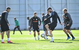 Konyaspor, Kayserispor maçı hazırlıklarını tamamladı