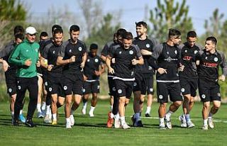 Konyaspor’da Fatih Karagümrük maçı hazırlıkları...