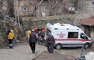 Korona hastasını almaya giden ambulans kaza yaptı