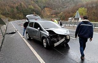 Kozlu’da trafik kazası:2 yaralı