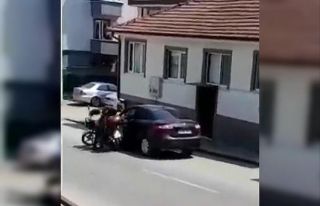 Küfürler, yumruklar, ölüm tehditleri savurdu sürücü...