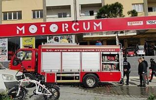 Kuşadası’ndaki ev yangını korkuttu