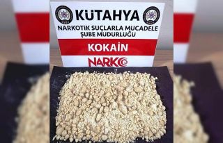 Kütahya’da 407 gram kokain ele geçirildi