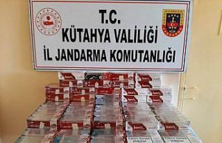 Kütahya’da 84 karton kaçak sigara ele geçirildi