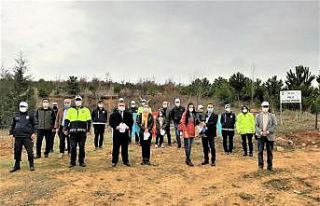 Kütahya’da Türk Polis Teşkilatı için fidan...